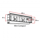 CASSETTA PREDISPOSIZIONE SPLIT UNIVERSALE E REVERSIBILE TECNOGAS