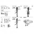 MISCELATORE BIDET CROMO CON PILETTA EMMEVI MOD. WINNY