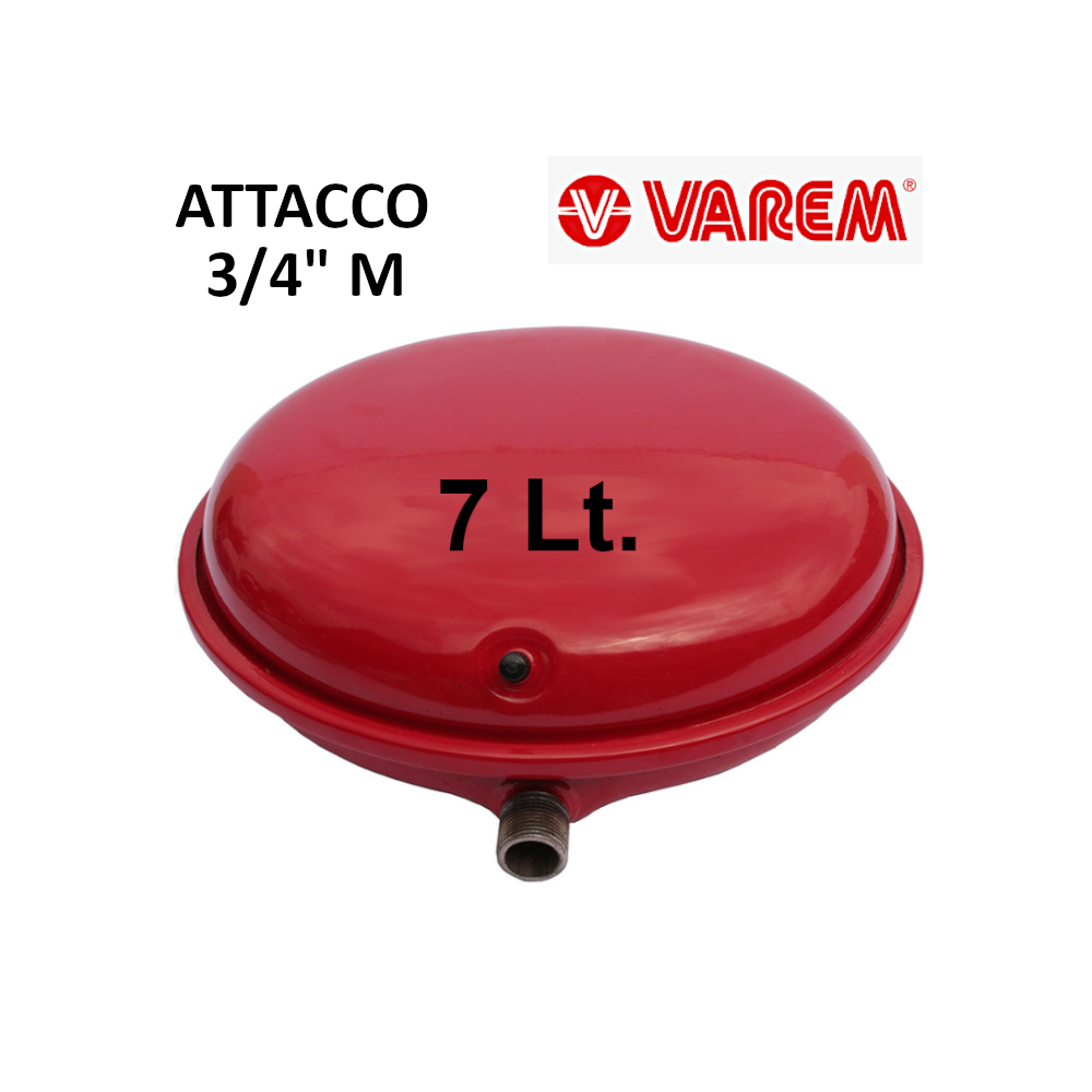 VASO ESPANSIONE FLATVAREM 7 LT 3/4" M VAREM
