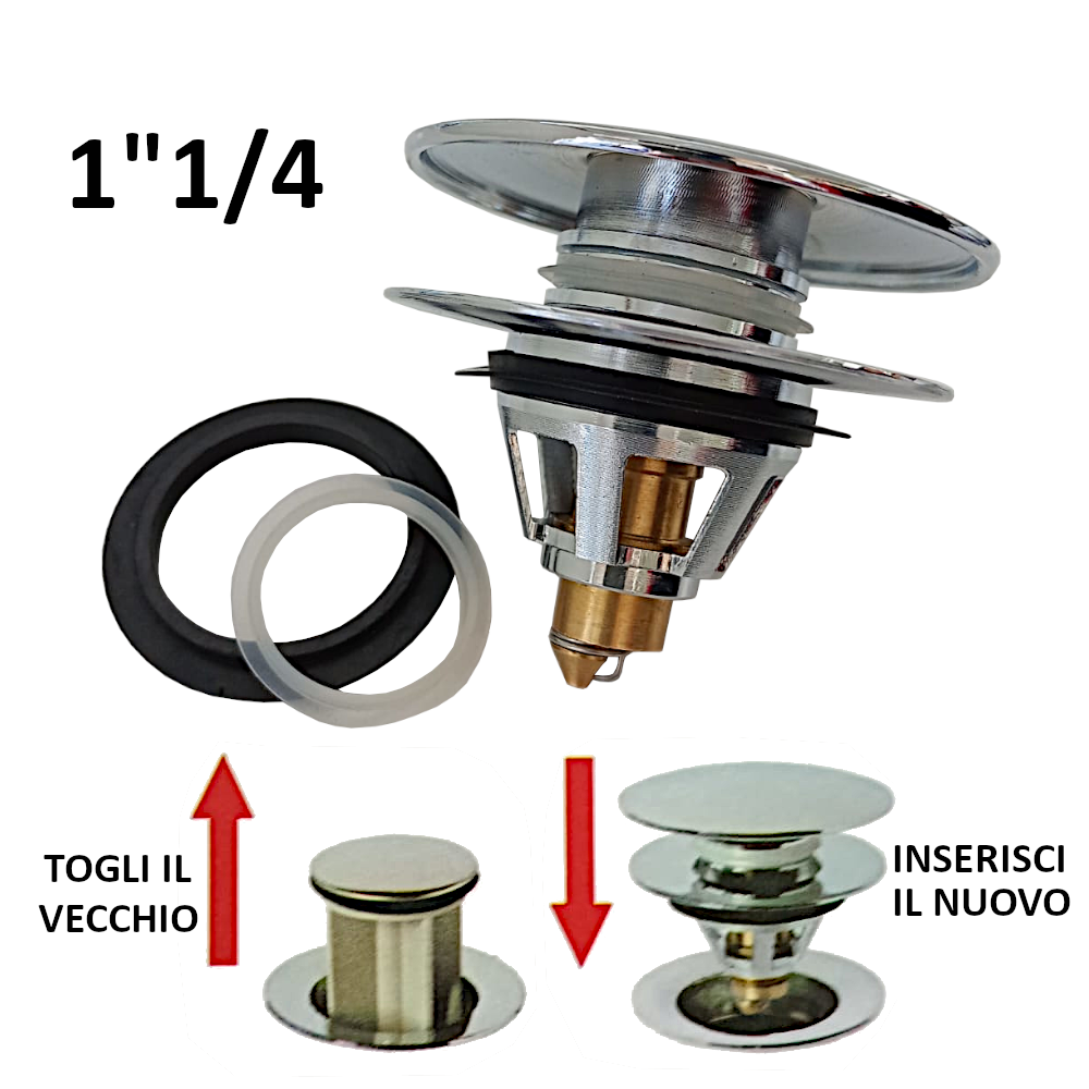 TAPPO SALTARELLO UNIVERSALE CLICK CLACK ESTRAIBILE