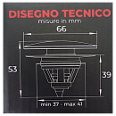 TAPPO SALTARELLO UNIVERSALE CLICK CLACK ESTRAIBILE