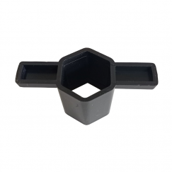 PILETTA CON CESTELLO PER LAVELLI IN CERAMICA D.85 BONOMINI